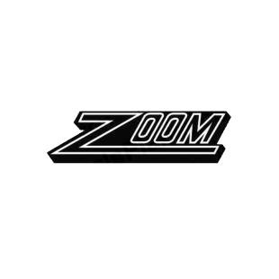 Zoom listed in performance logo decals.