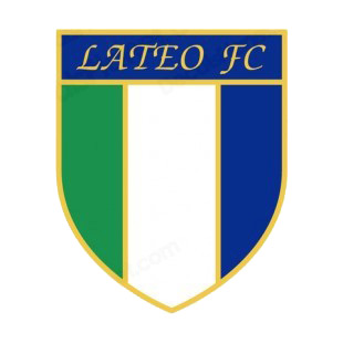 Lateo FC soccer team logo listed in soccer teams decals.