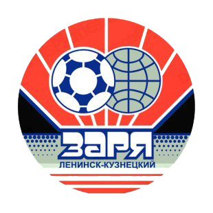 Zarya soccer team logo listed in soccer teams decals.