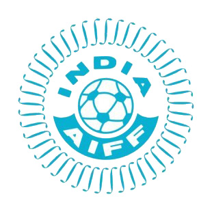 All India Football Federation logo listed in soccer teams decals.