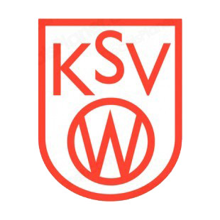 KSV Varegem soccer team logo listed in soccer teams decals.