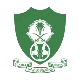 Alahli Sports Club soccer team logo listed in soccer teams decals.