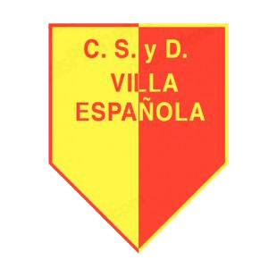 Villa Espanola soccer team logo listed in soccer teams decals.
