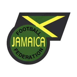 Jamaica Football Federation logo listed in soccer teams decals.