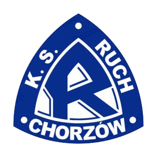 KS Ruch Chorzow soccer team logo listed in soccer teams decals.