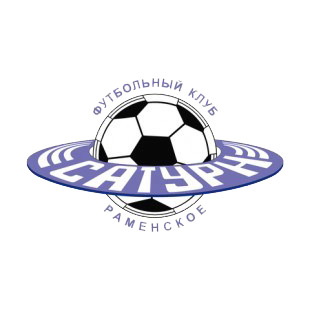 Saturn Ramenskoe soccer team logo listed in soccer teams decals.