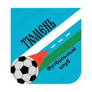 Tyumen soccer team logo listed in soccer teams decals.