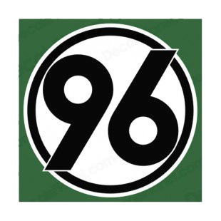 Hannover 96 soccer team logo listed in soccer teams decals.