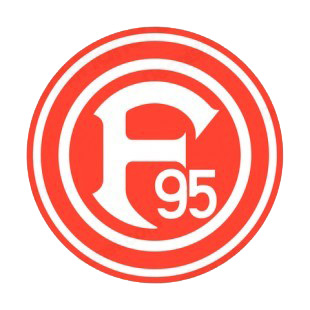 Fortuna Dusseldorf soccer team logo listed in soccer teams decals.