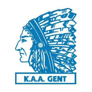 KAA Gent soccer team logo listed in soccer teams decals.