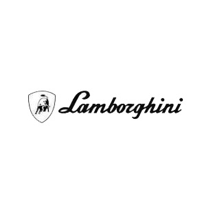 Lamborghini toro logo listed in lamborghini decals.