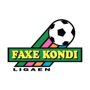 Faxe kondi ligaen logo listed in soccer teams decals.