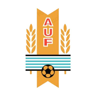 Uruguayan Football Association logo listed in soccer teams decals.