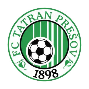 FC Tatran Presov soccer team logo listed in soccer teams decals.