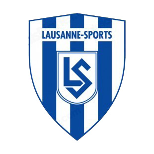 FC Lausanne Sport soccer team logo listed in soccer teams decals.