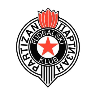 JSD Partizan Beograd soccer team logo listed in soccer teams decals.