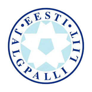 Estonian Football Association logo listed in soccer teams decals.