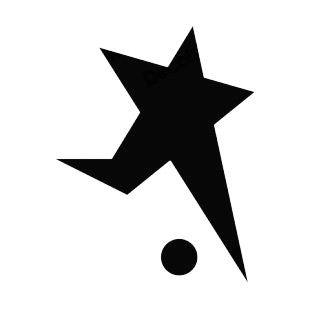 Blacks soccer team logo listed in soccer teams decals.