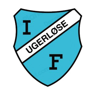 Ugerlose soccer team logo listed in soccer teams decals.