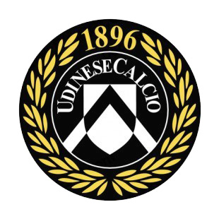 Udinese Calcio soccer team logo listed in soccer teams decals.