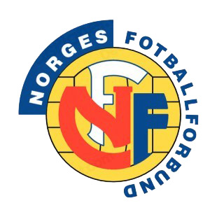 Norges Fotballforbund logo listed in soccer teams decals.