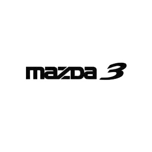 mazda 3 logo vector