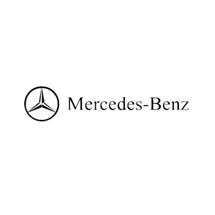 restaurant Pak om te zetten Detector Mercedes benz logo and text mercedes benz transport (models), decal sticker  #1376