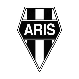Aris soccer team logo listed in soccer teams decals.