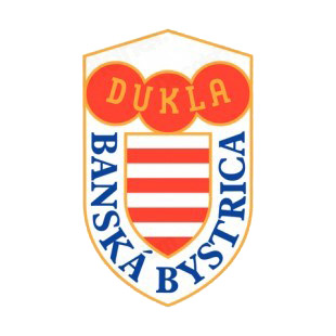 FK Dukla Banska Bystrica soccer team logo listed in soccer teams decals.