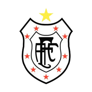 America Football Club soccer team logo listed in soccer teams decals.