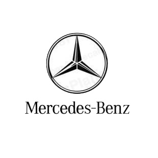 Mercedes Benz logo listed in mercedes benz decals.