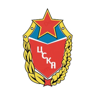 CSKA Moscow soccer team logo listed in soccer teams decals.