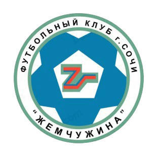 FC Zhemchuzhina soccer team logo listed in soccer teams decals.