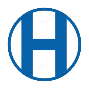 Iraklis soccer team logo listed in soccer teams decals.