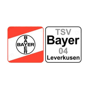 Bayer 04 Leverkusen soccer team logo listed in soccer teams decals.