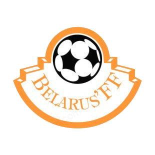 Football Federation of Belarus logo listed in soccer teams decals.