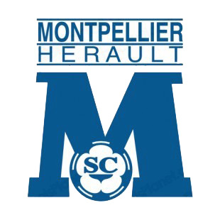 Montpellier Herault Sport Club soccer team logo listed in soccer teams decals.