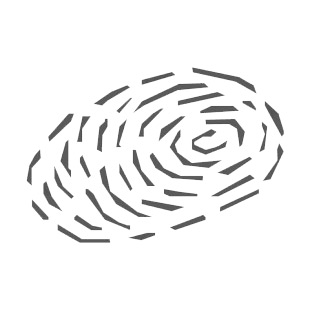 Fingerprint listed in police and fire decals.