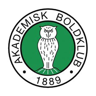 Akademisk Boldklub soccer team logo listed in soccer teams decals.