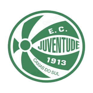 Esporte Clube Juventude soccer team logo listed in soccer teams decals.