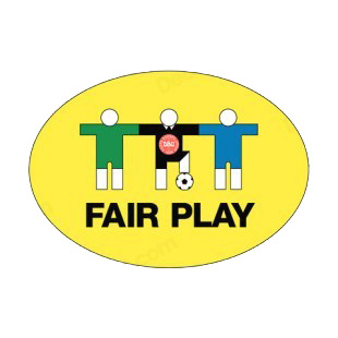 DBU Fair Play logo listed in soccer teams decals.