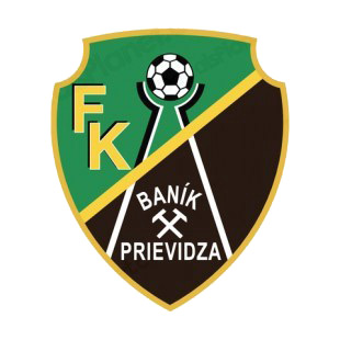 FK Banik Prievidza soccer team logo listed in soccer teams decals.