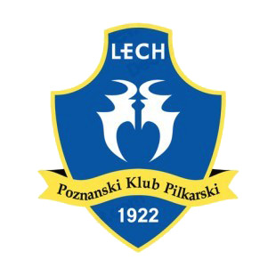 Lech Poznanski Klub Pilkarsk soccer team logo listed in soccer teams decals.