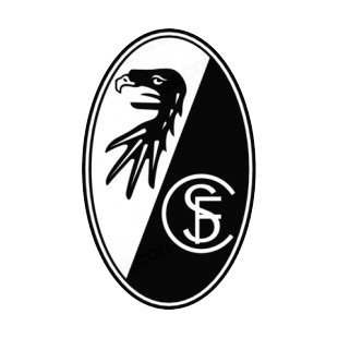 SC Freiburg soccer team logo listed in soccer teams decals.