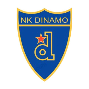 NK Dinamo Zagreb soccer team logo listed in soccer teams decals.