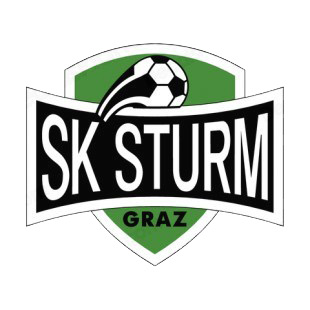 SK Sturm Graz soccer team logo listed in soccer teams decals.