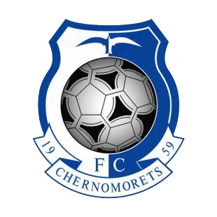 FC Chornomorets Odesa soccer team logo listed in soccer teams decals.