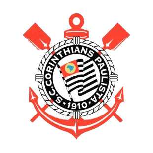 Sport Club Corinthians Paulista soccer team logo listed in soccer teams decals.