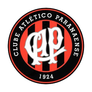 Clube Atletico Paranaense soccer team logo listed in soccer teams decals.