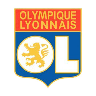 Olympique Lyonnais soccer team logo listed in soccer teams decals.
